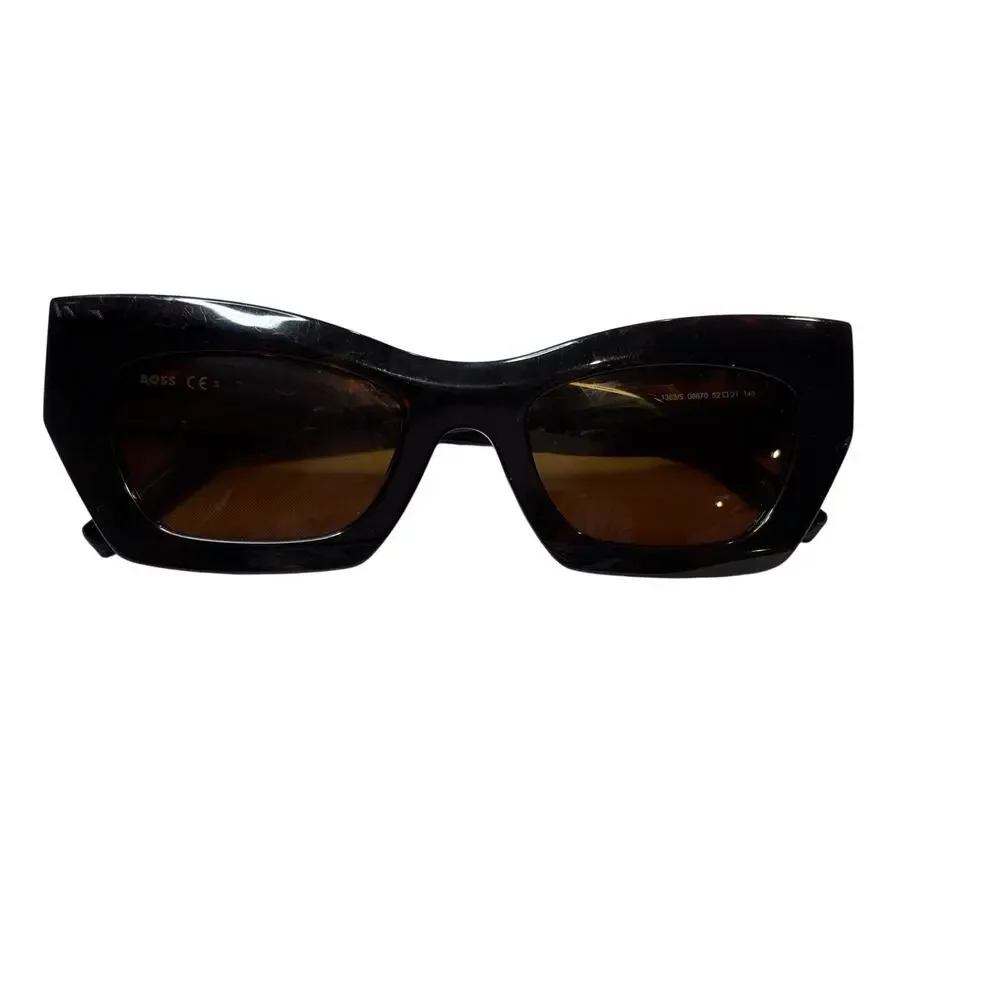 Hugo Boss BOSS 1363/S Oversized Tortoiseshell Sunglasses